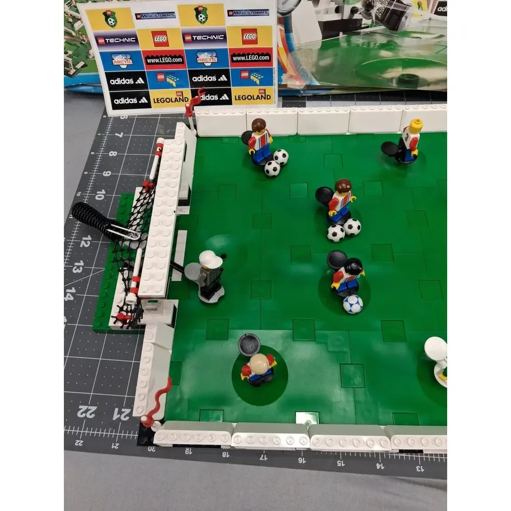 Lego 3409 Championship Challenge Soccer Complete Box Manual All Pieces Parts